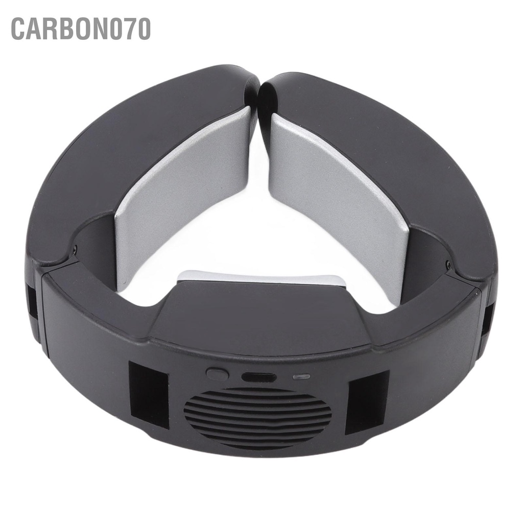 Carbon070 Quạt Cổ Có Thể Điều Chỉnh Sử Dụng Nguồn Điện USB Công Nghệ Làm Mát Bán Dẫn 3 Tấm 2 Chế Độ Hòa Không Cánh