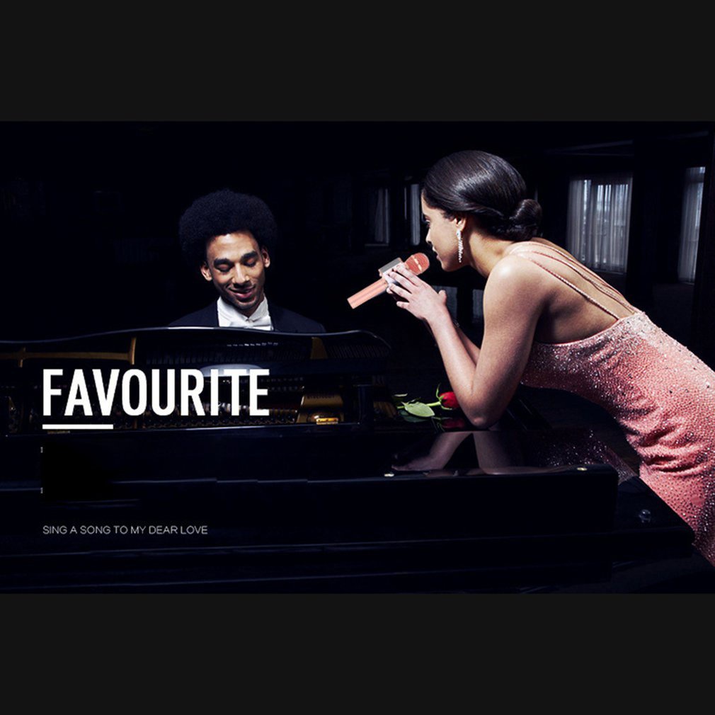 Ws858 Microphone Speaker Portable Wireless Condenser Karaoke Mobile Phone Player Singing Recorder Ktv Music [Q/2]