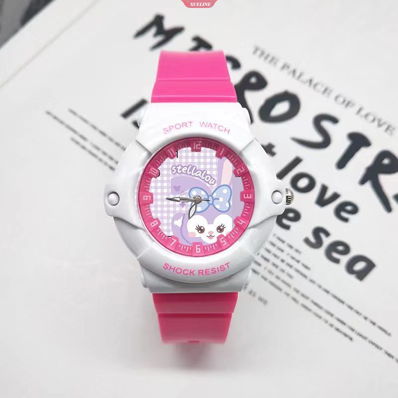 Mới Đồng Hồ Đeo Tay Chống Thấm Nước Hình Kuromi Cinnamoroll My Melody Hello Kitty Dễ Thương Cho Bé