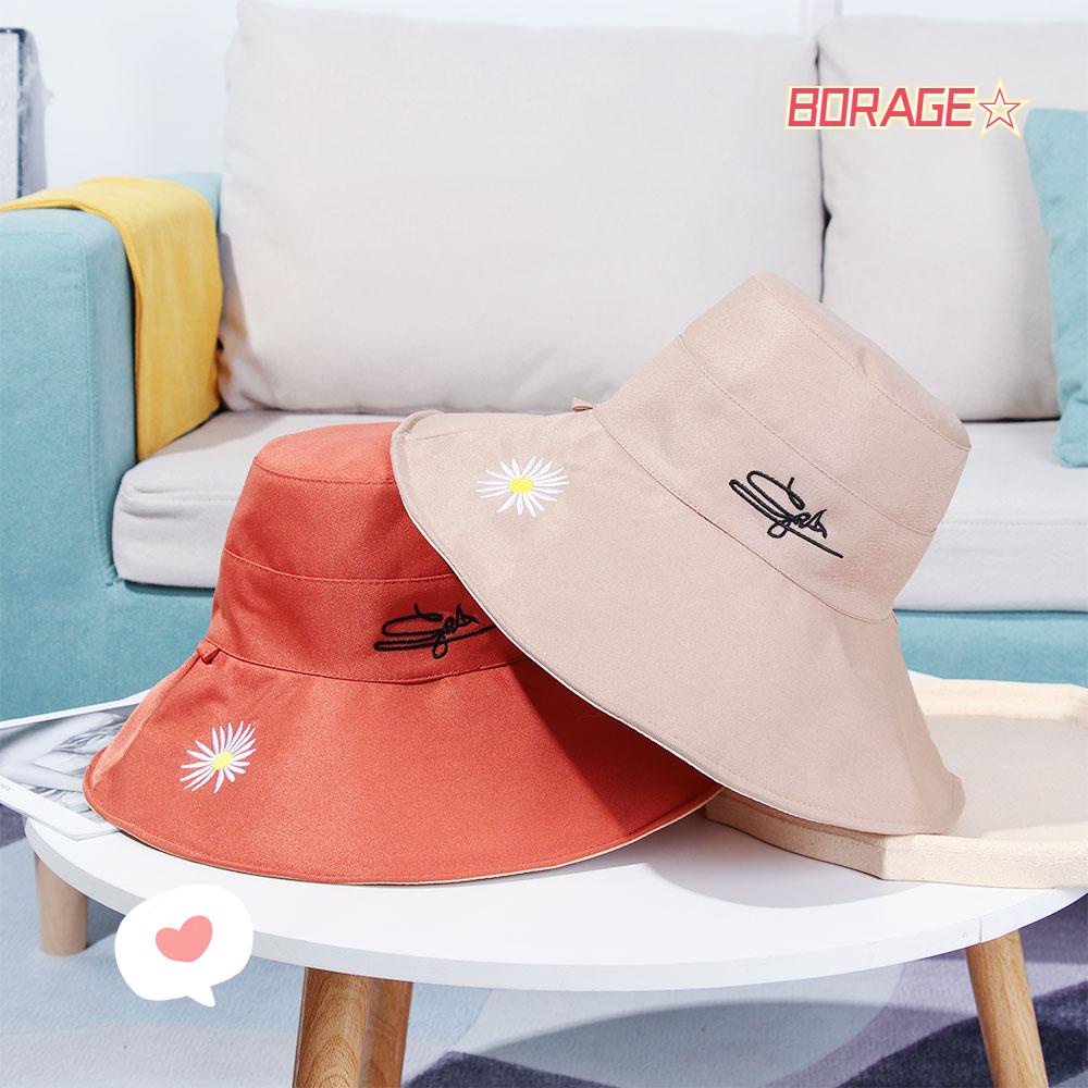 Nón Tai Bèo Hai Mặt Gấp Gọn Thời Trang Mùa Hè Cho Nữ