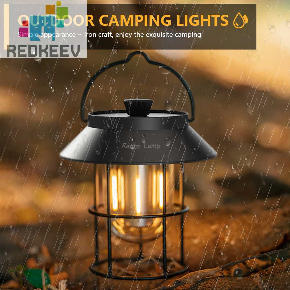 Đèn Cắm Trại 3 Chế Độ Chống Nước IP54