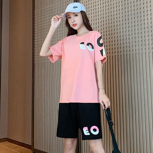 Bộ Áo Thun Tay Ngắn + Quần Short Size Lớn 40-80KG C10839