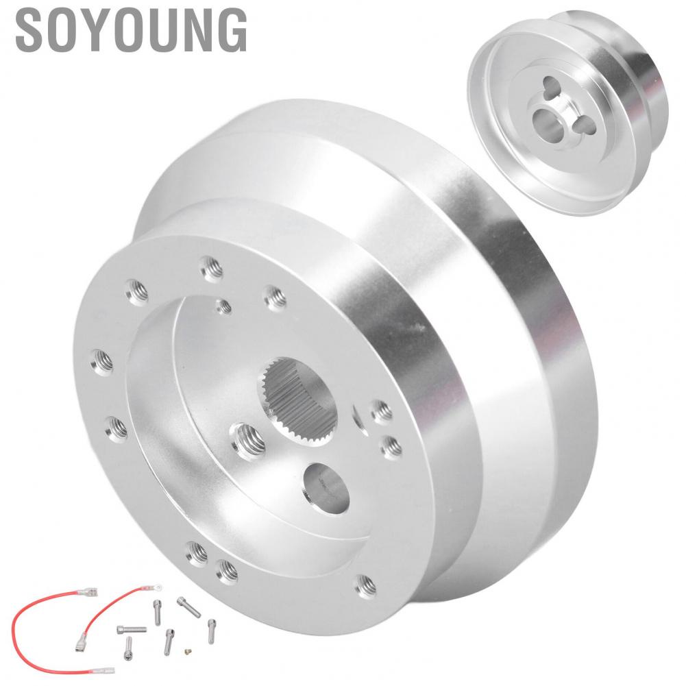 Soyoung A01‑56F‑P  Precision Short Hub Steering Wheel Adapter Wear Resistant Silver for Car Accessories Replacement CHEVROLET