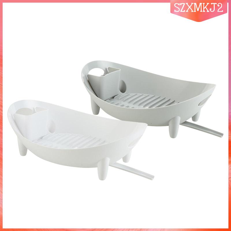 Giá Đỡ Chén Dĩa Phơi Khô Có Lỗ Thoát Nước Siêu Bền Đa Năng Cho Nhà Bếp Zxmkj2