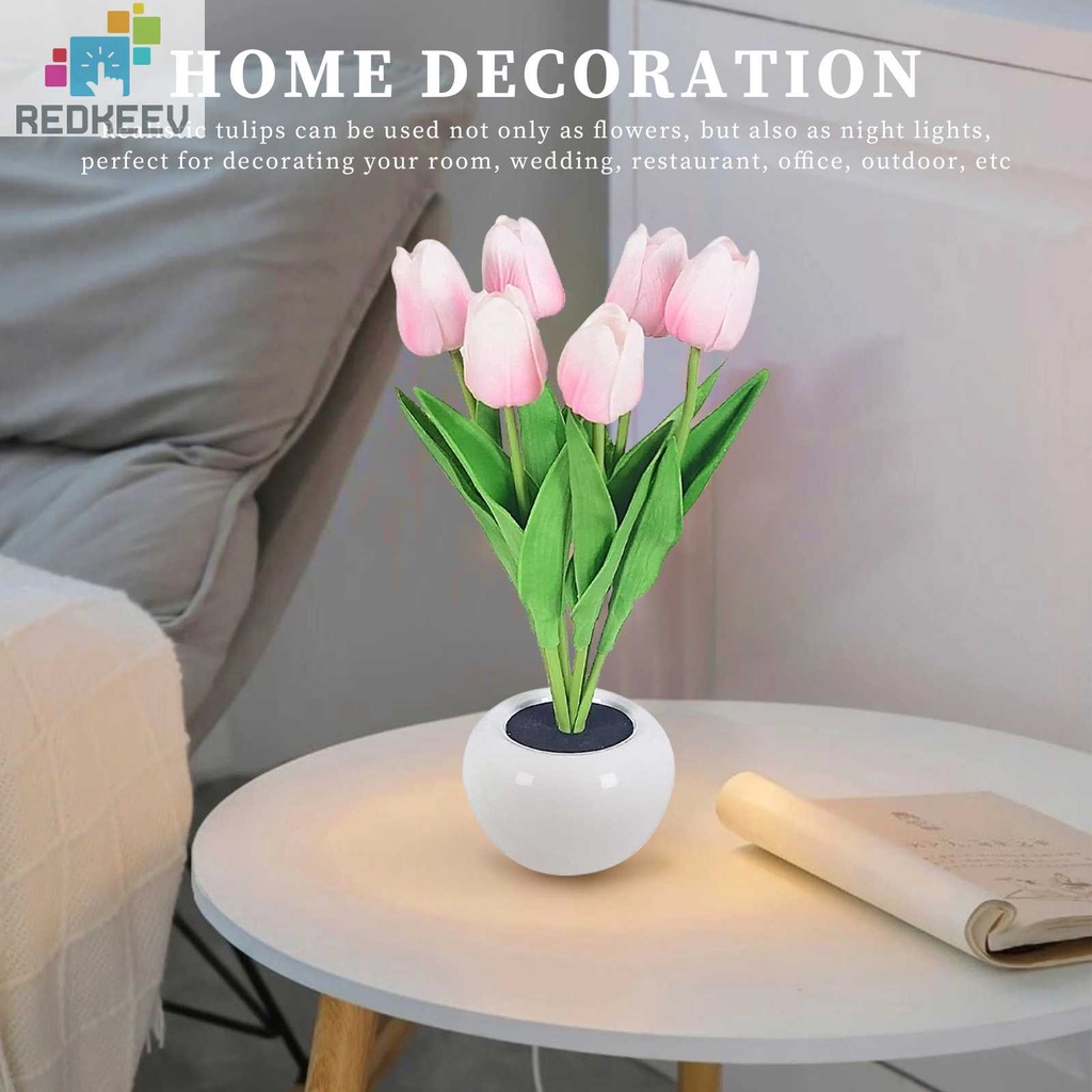 Đèn LED Hình Hoa Tulip Trang Trí Tiệc Tùng