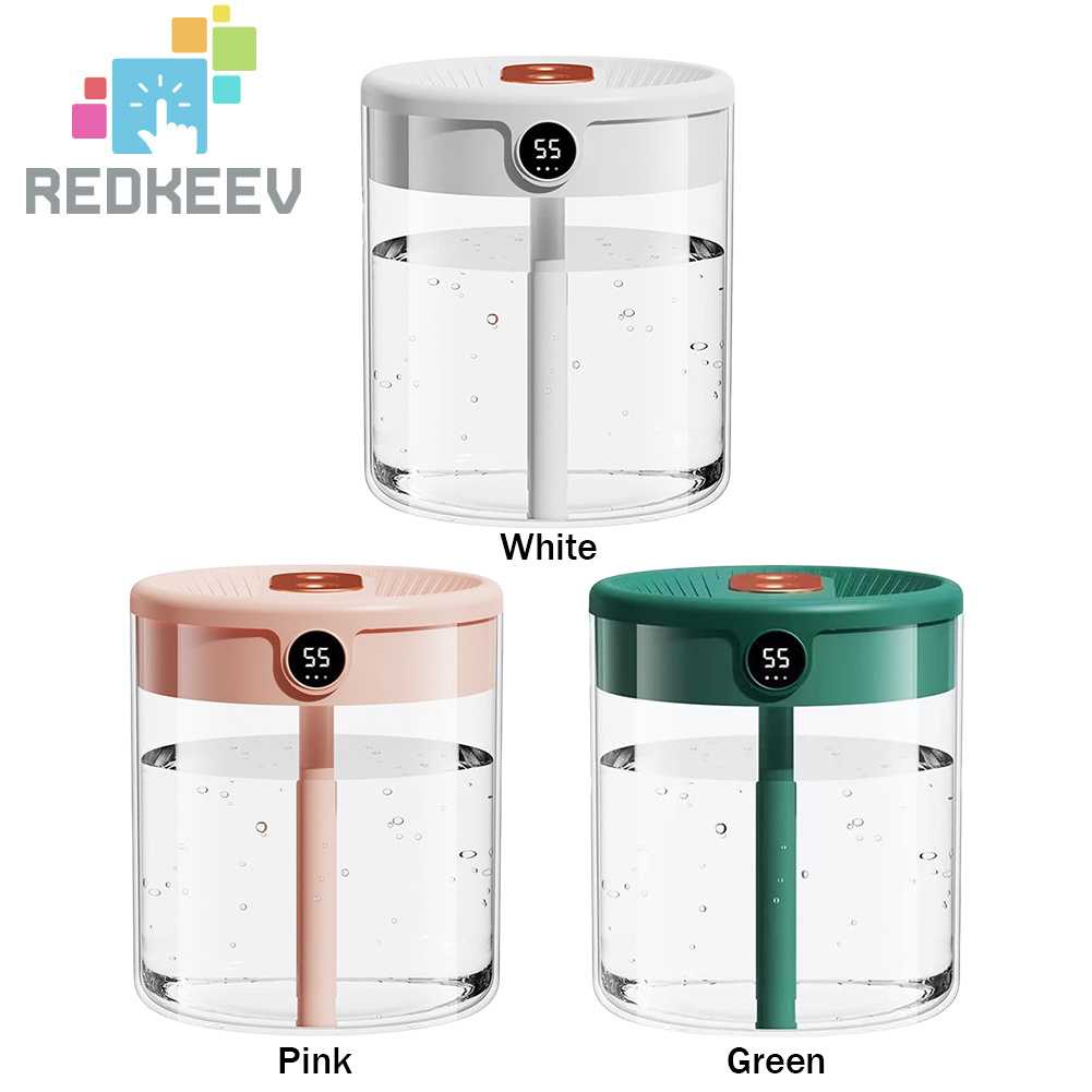 Máy Phun Sương Tạo Độ Ẩm Không Khí 2L Tiếng Ồn Thấp Hai Chế Độ Cho Nhà /