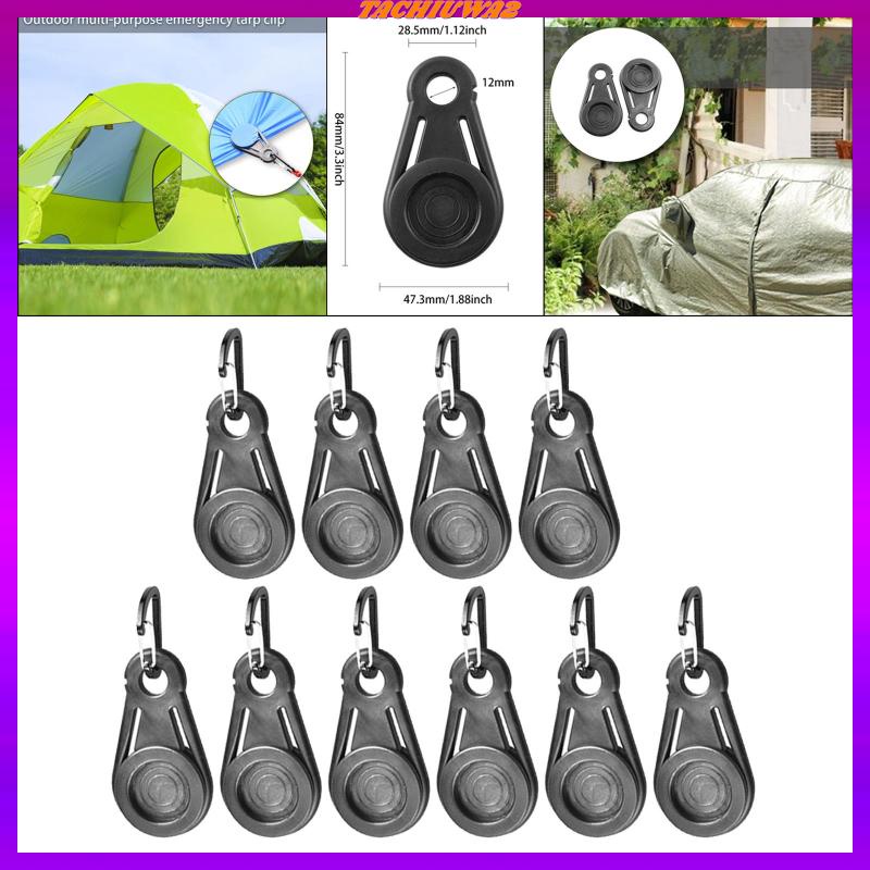 [Tachiuwa2] Kẹp Lều Bạt Tarpaulin Dành Cho Cắm Trại Leo Núi