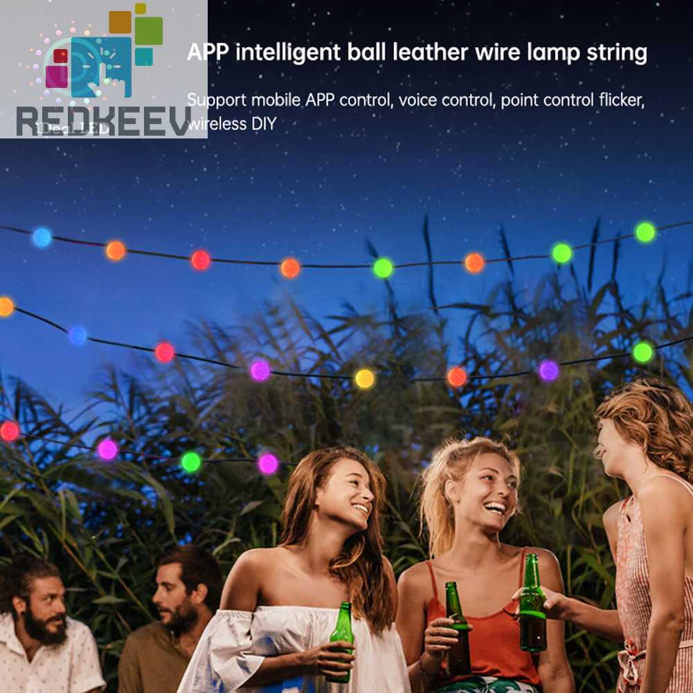 Đèn RGB IP44 Chống Thấm Nước Dùng Trang Trí Sân Vườn, Giáng Sinh