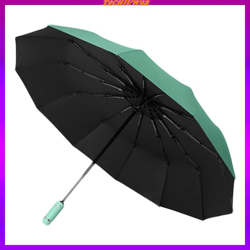 [Tachiuwa2] Dù Gấp Tự Động Chống Gió Có Đèn LED Xanh Lá