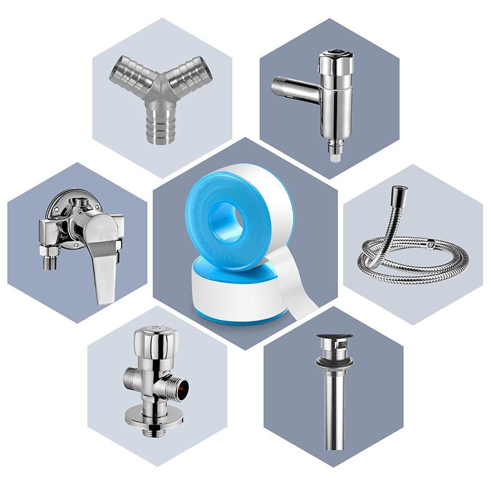 10 Cuộn Băng Keo PTFE 0.79 &quot;x 787 Inch Dán Kín Đáo Tiện Dụng