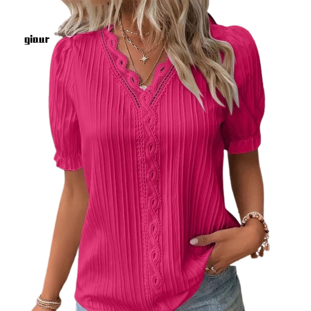 Áo Thun Mùa Hè Khoét Lỗ Cho Nữ