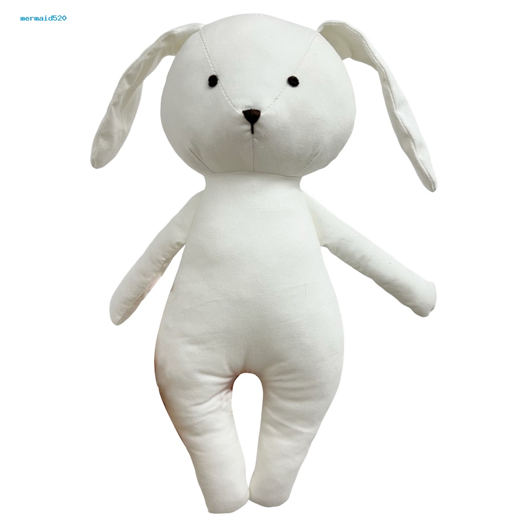 Me.b Thú Nhồi Bông Hình Thỏ Tai Dài Mềm Mại Hỗ Trợ Bé Ngủ