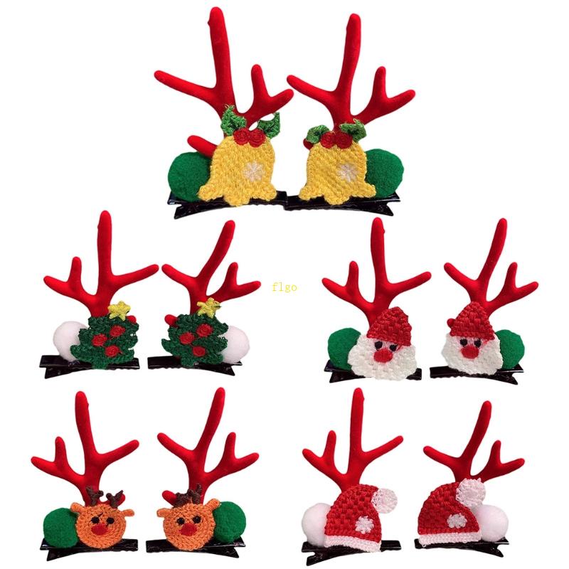 Kẹp Tóc Hình Sừng Tuần Lộc Giáng Sinh