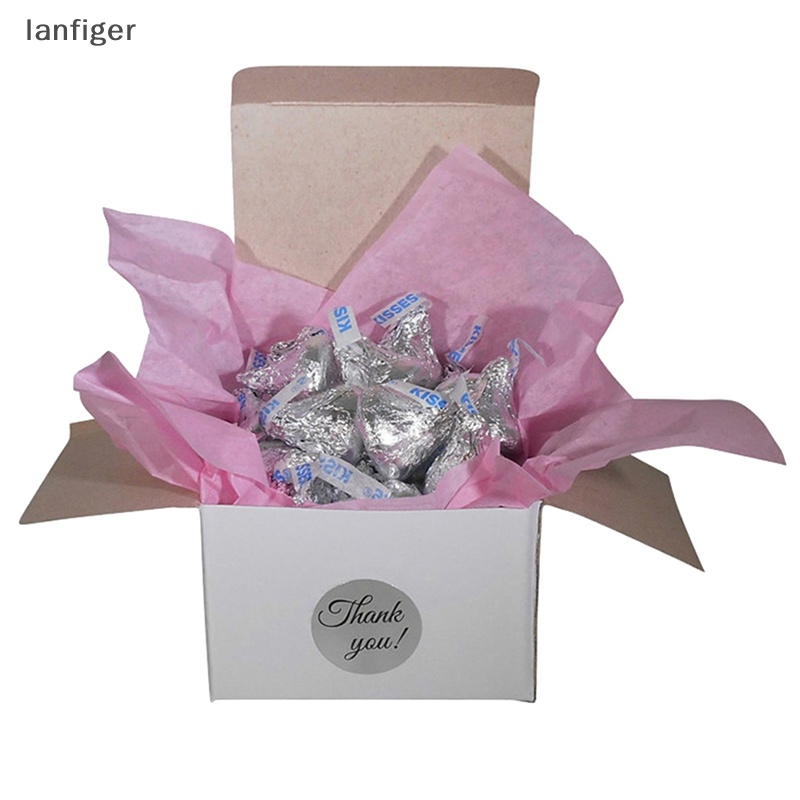 Set 500 Miếng Dán Chữ Thank You Trang Trí Túi Bánh