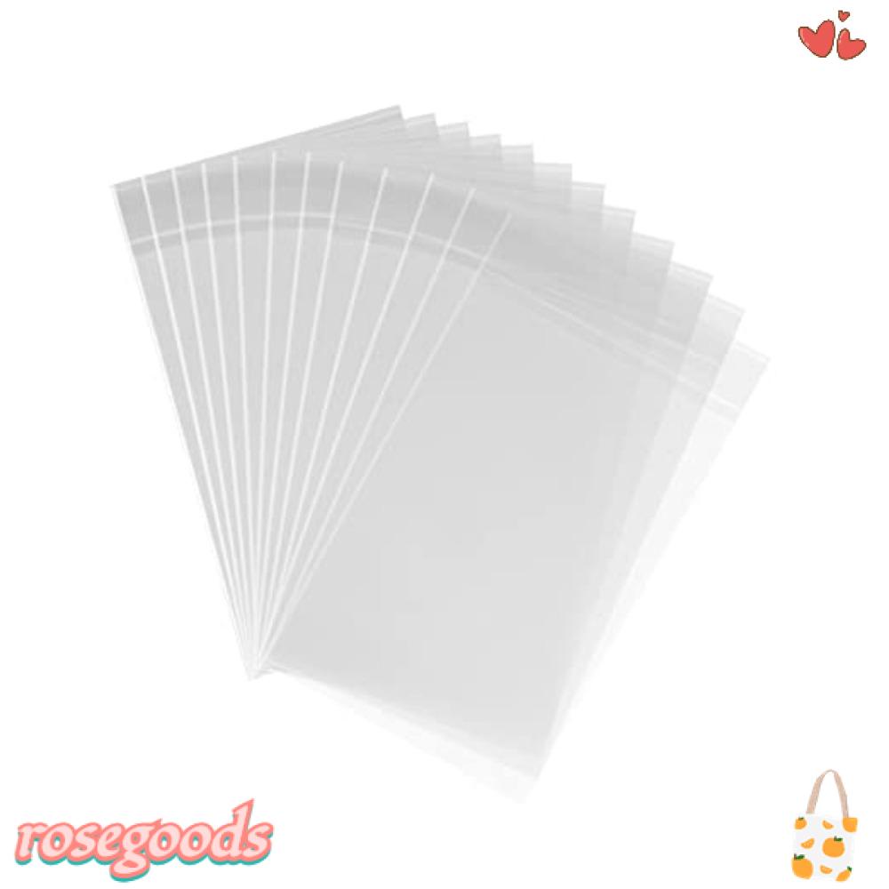 Set 100 Túi Nhựa Đóng Gói Tự Dính 4 '' x 6 ''