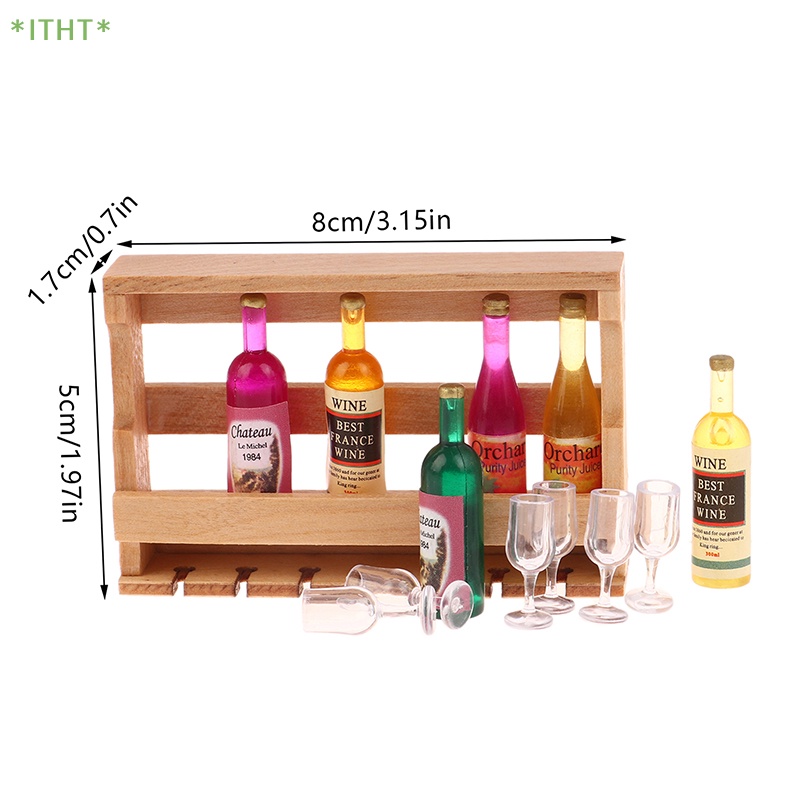 1 Bộ Ly Uống Rượu 1: 12 Dành Cho Nhà Búp Bê Mới