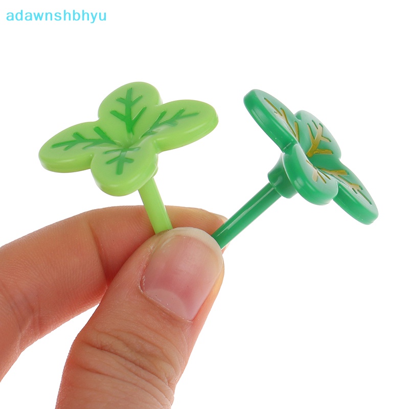 Set 8 Nĩa Ăn Trái Cây Hình Chiếc Lá / Động Vật Đáng Yêu