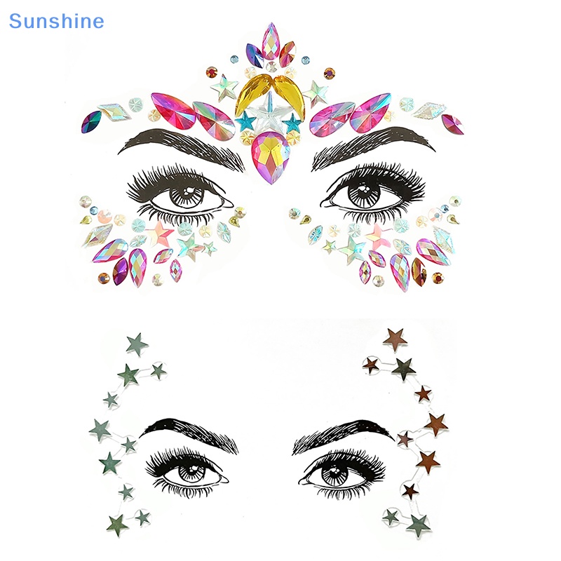 Mặt Trời Đá Quý Tự Dính Trang Sức Tiệc Tùng Mardi Gras VN