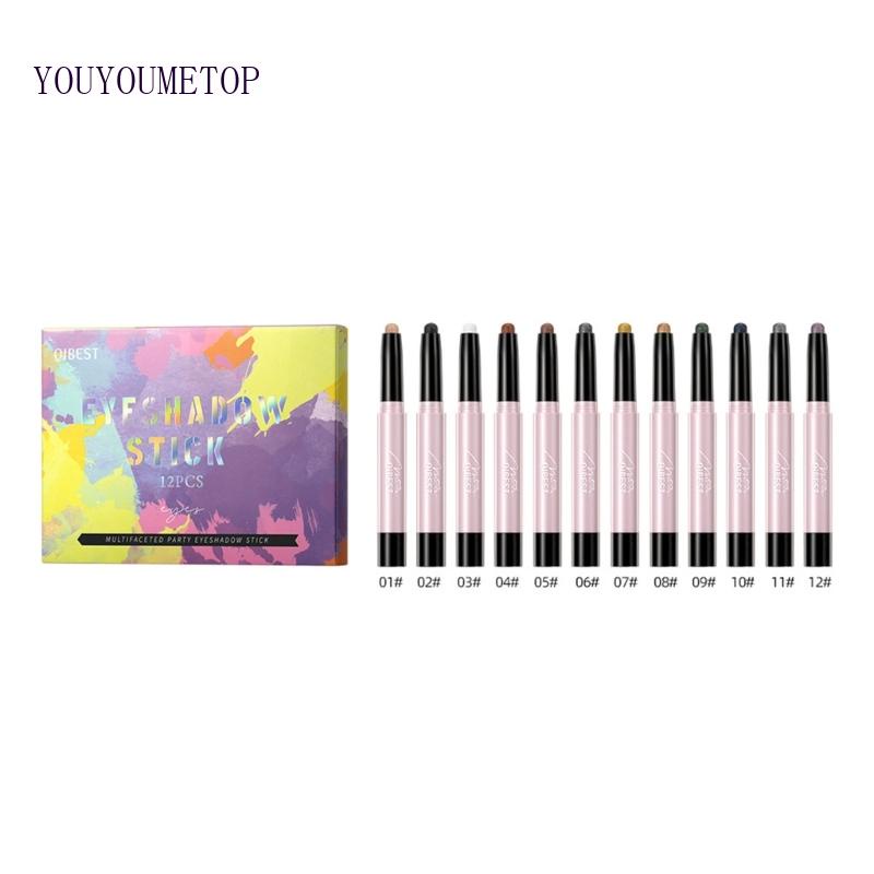 Phấn Mắt Dạng Thỏi YOUYO Màu Lì Lấp Lánh Bắt Sáng Kháng Nước Lâu Trôi