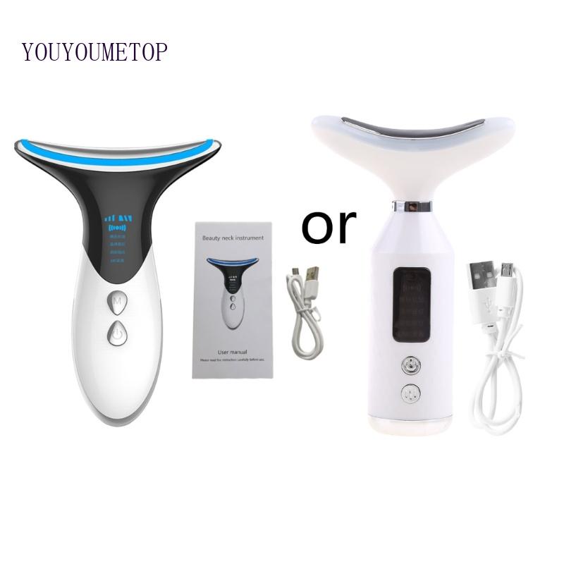 Máy Massage Cổ Chống Lão Hóa Với 3 Chế Độ Chiếu Sáng