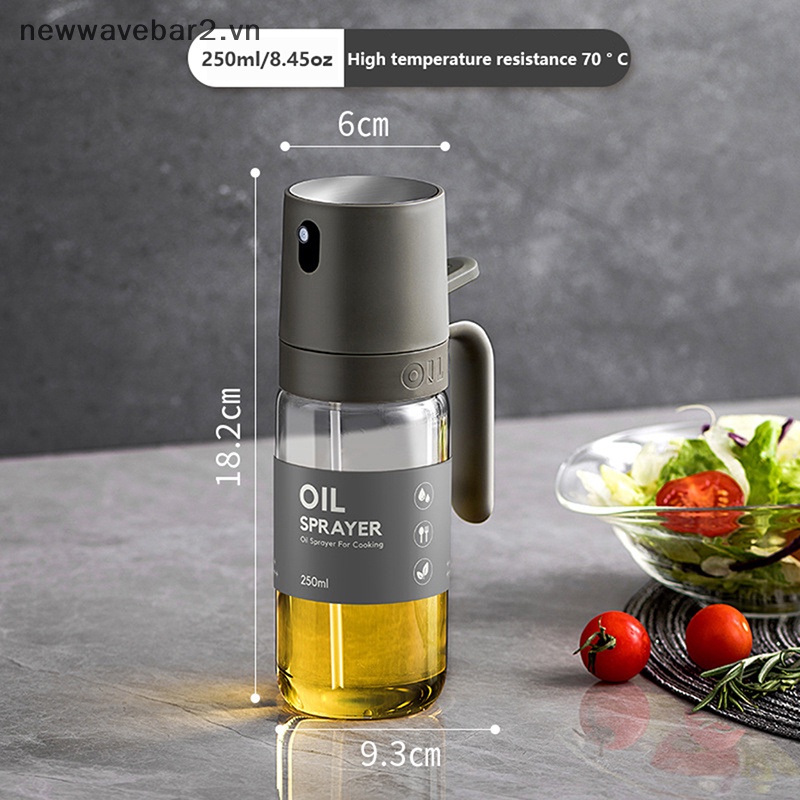 Bình Đựng Dầu Ăn 250ml Bằng Thủy Tinh Borosilicate