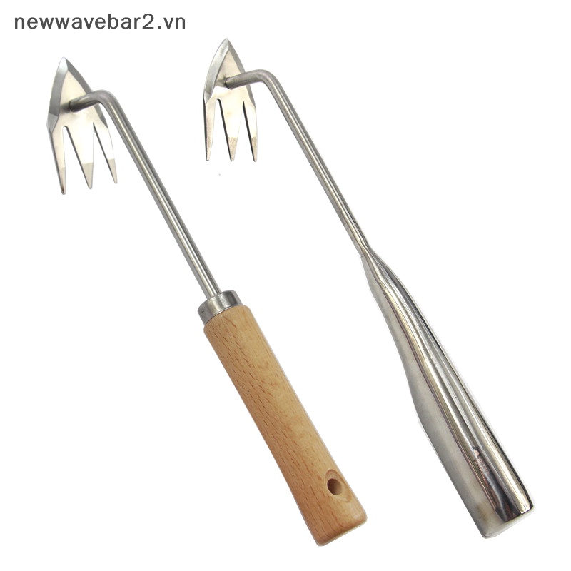 [Mới] Dụng Cụ Kéo Cắt Cỏ Sân Vườn Bằng Thép Không Gỉ Tay Cầm Gỗ Dài