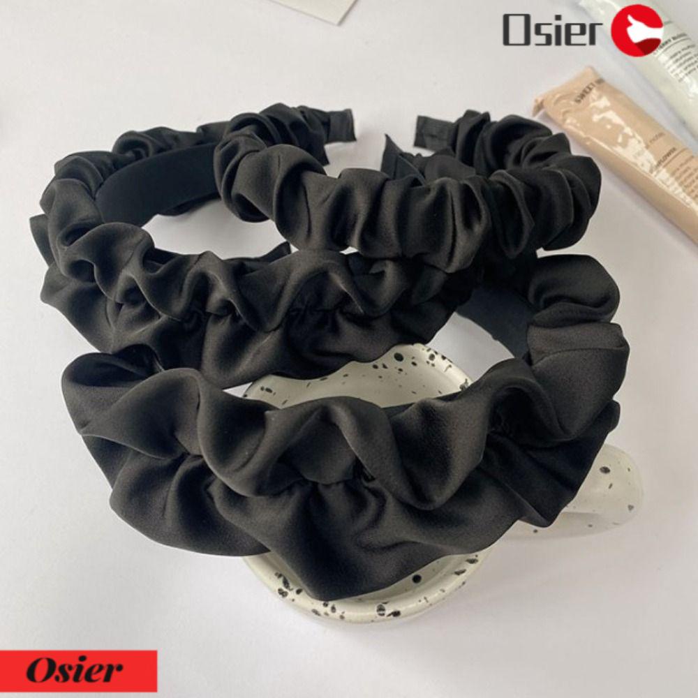 1 Băng Đô Cài Tóc Màu Trơn Phong Cách Retro Thời Trang