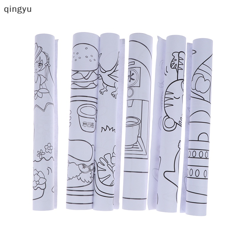 Cuộn Giấy Tô Màu Theo Chủ Đề qingyu Nhiều Kiểu Dáng Dành Cho Trẻ Em
