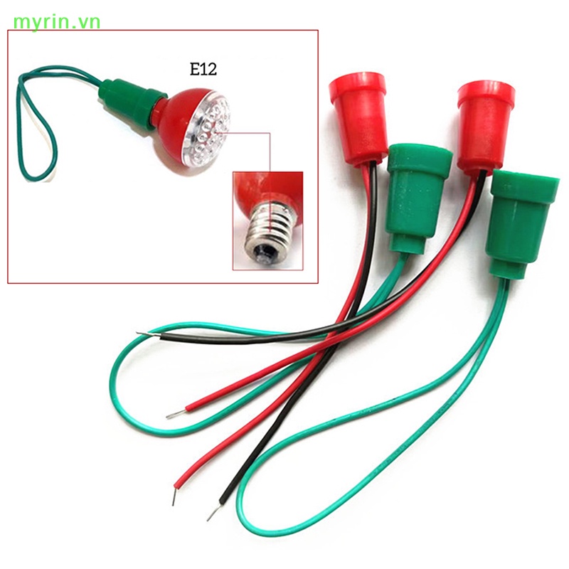 Đuôi Đèn E12 Có Dây Cắm Và Giá Đỡ