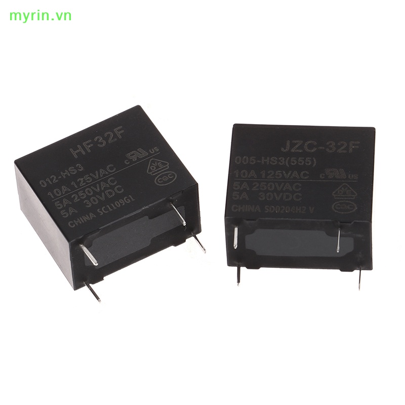 Rơ Le HF32F JZC-32F-005 009 012 024-HS3 4PIN 5A 10A JZC-32F-G-024-HS10A VN