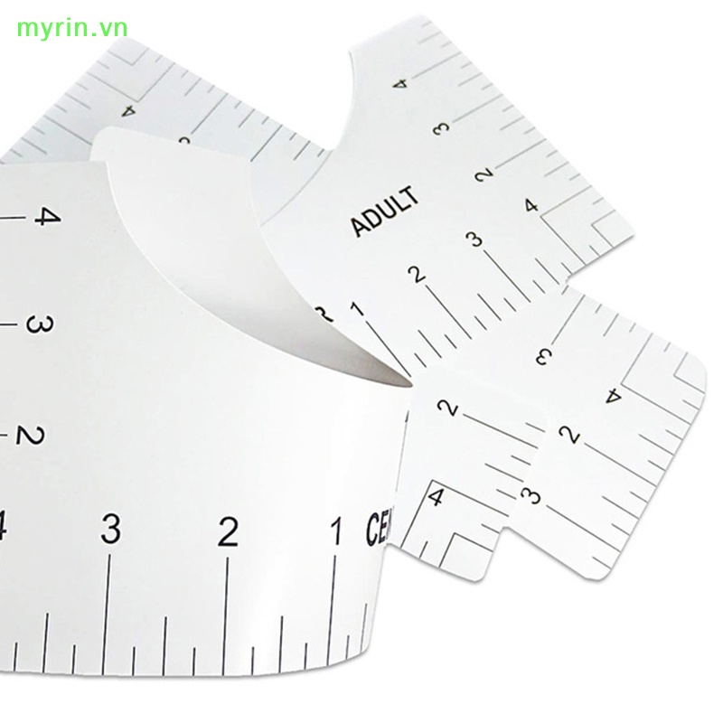 Set 4 Thước Đo Lường Cho Áo Thun Thiết Kế Trung Tâm