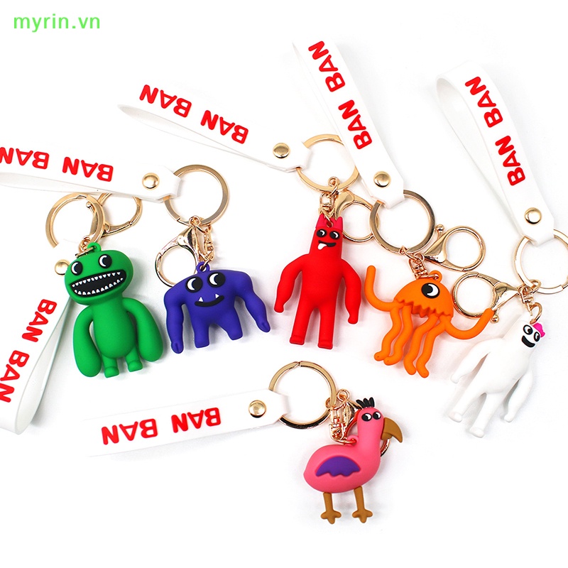 Myrin Móc Khóa Cao Su Mềm Hình Garten of Bankban Dễ Thương Sáng Tạo Thích Hợp Làm Quà Tặng Cho Cặp Đôi / Xe Hơi