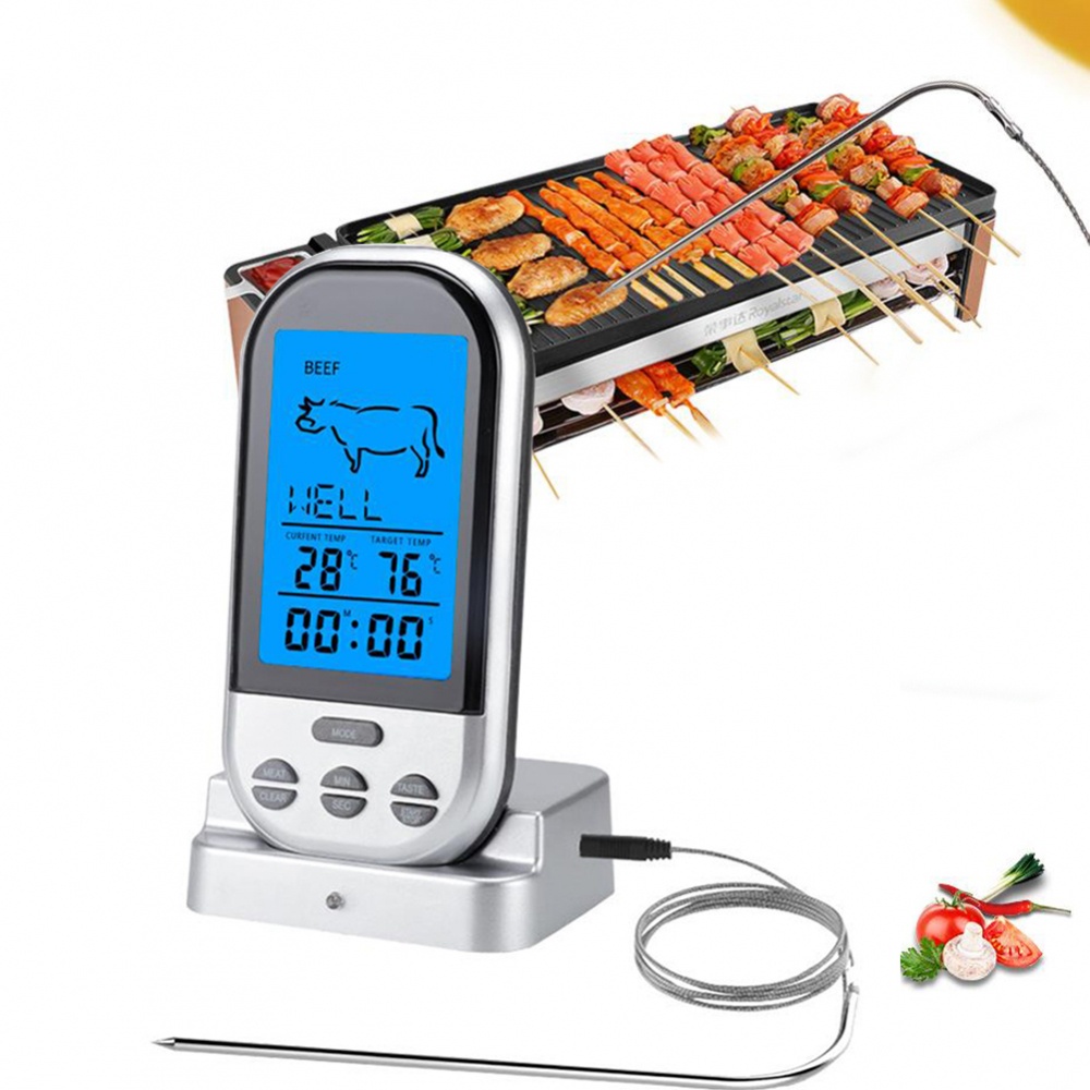 Nhiệt Kế Điện Tử Đo Nhiệt Độ Thịt Nướng BBQ