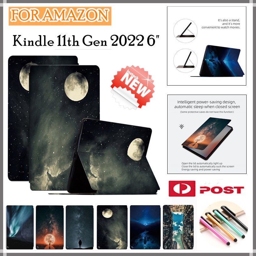 Bao Da Máy Tính Bảng Nắp Lật Kiêm Ví Thông Minh Chống Sốc Cho Amazon Kindle 11th Generation 2022 6 "