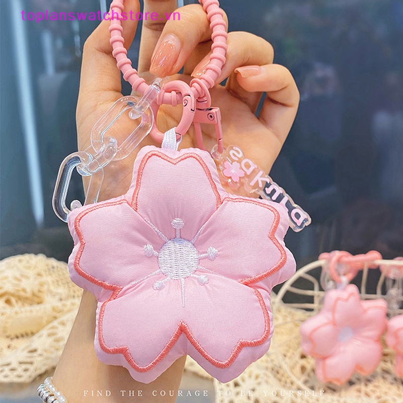 Móc Khóa Hình Hoa Anh Đào Xinh Xắn