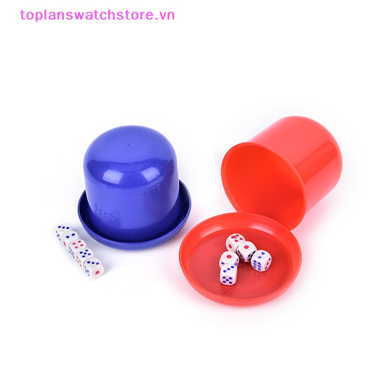 Hộp Xí Ngầu 10mm d6 * 5 Dùng Để Chơi Game