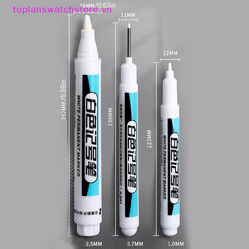 Bút Lông Đánh Dấu Lốp Xe Hơi 0.7 / 1.0 / 2.5mm Chống Thấm Nước Tiện Dụng