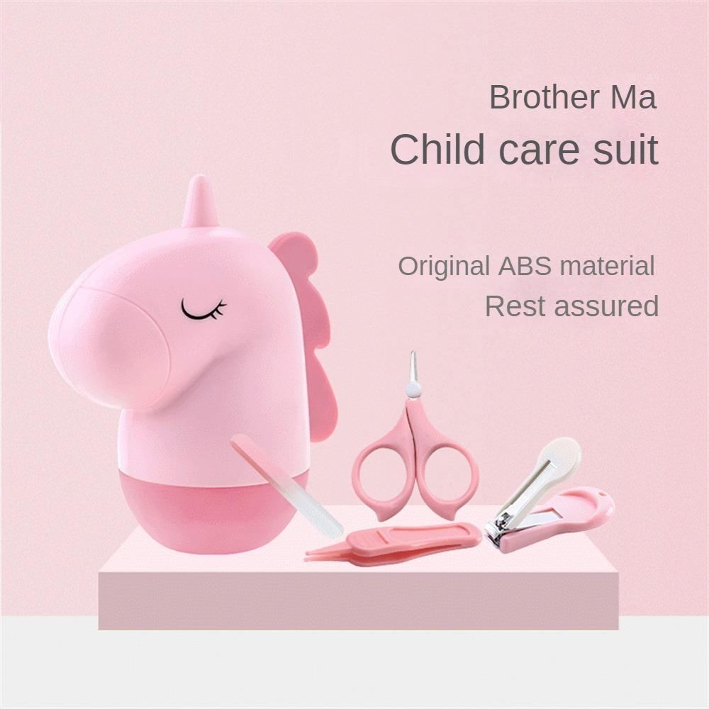 1 Bộ Dụng Cụ Cắt Móng Tay Chống Trầy An Toàn Cho Bé Sơ Sinh