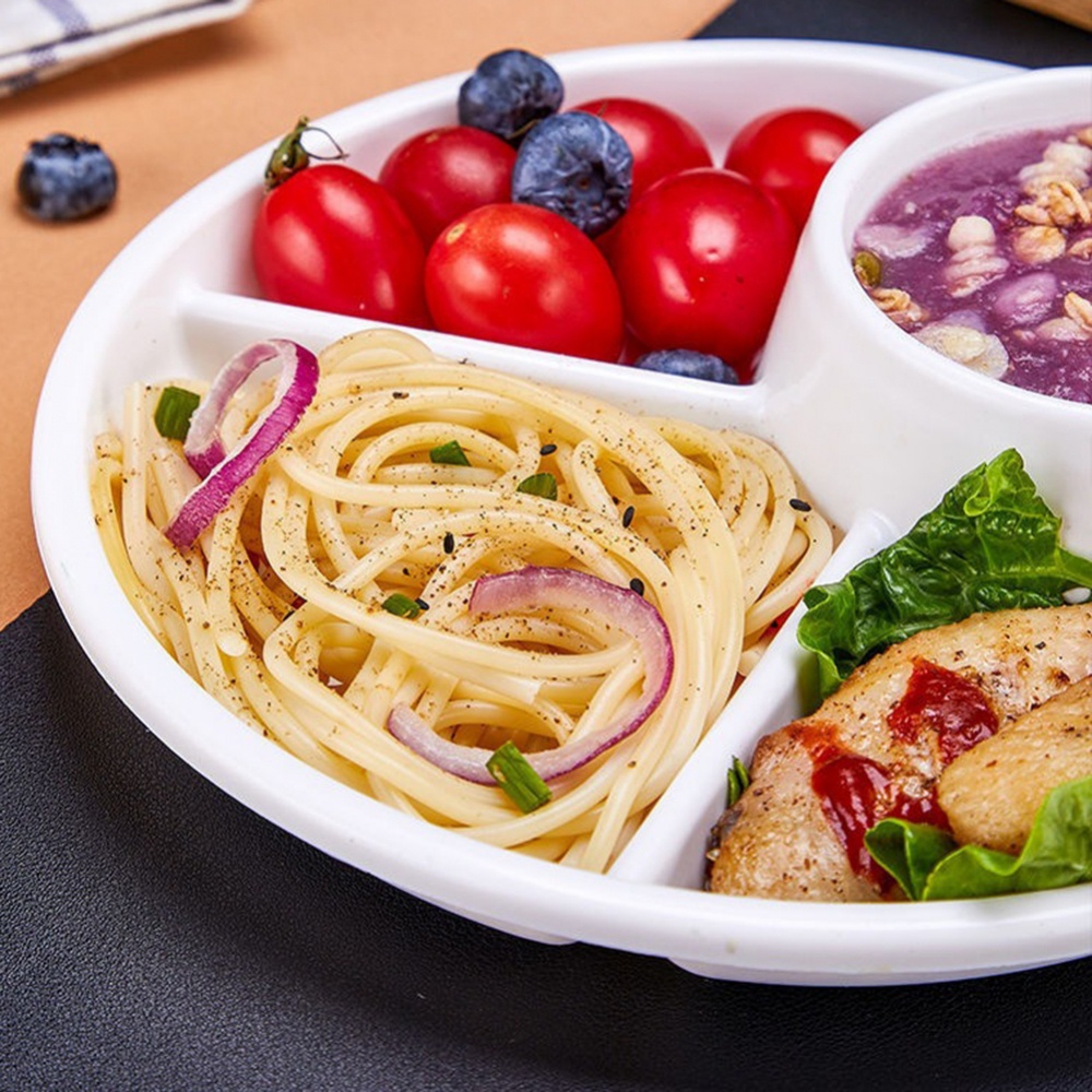 Khay Chia Ngăn Bằng Nhựa PP5 Đựng Thức Ăn Tiện Dụng