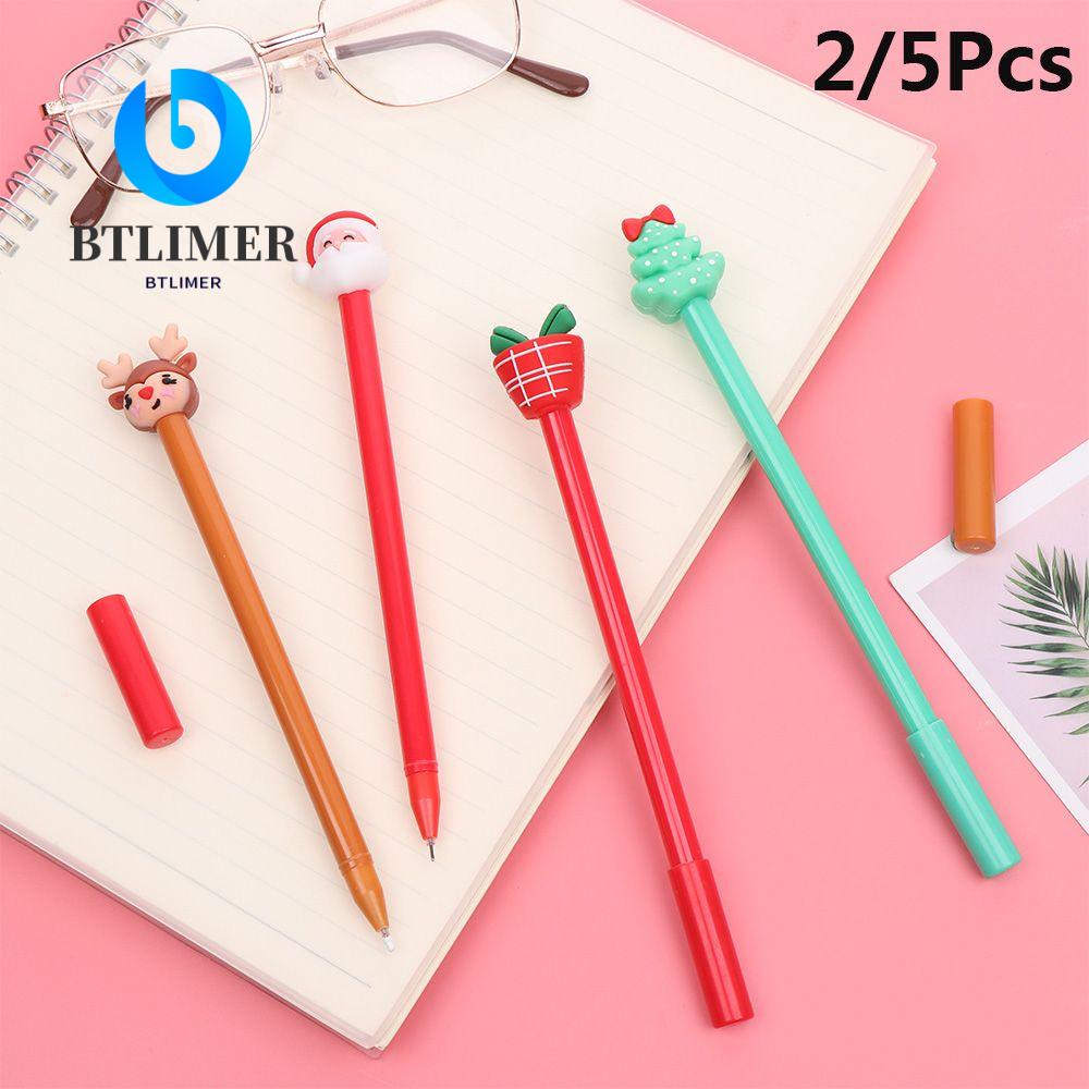 Bộ 2 / 5 Bút Mực Gel Tạo Hình Chủ Đề Giáng Sinh