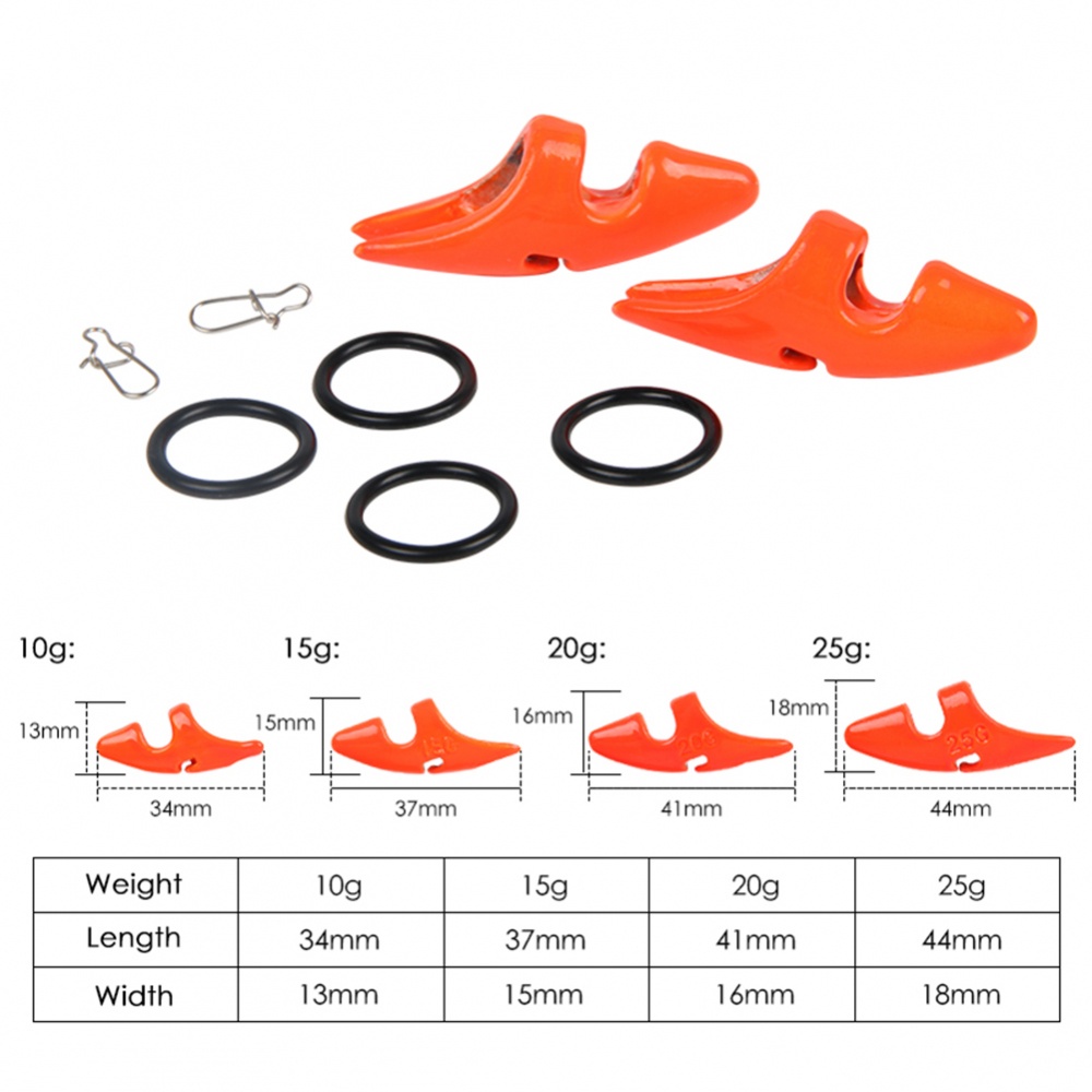 Đầu Chì 10g / 15g / 20g / 25g Chuyên Dụng Cho Tôm Gỗ