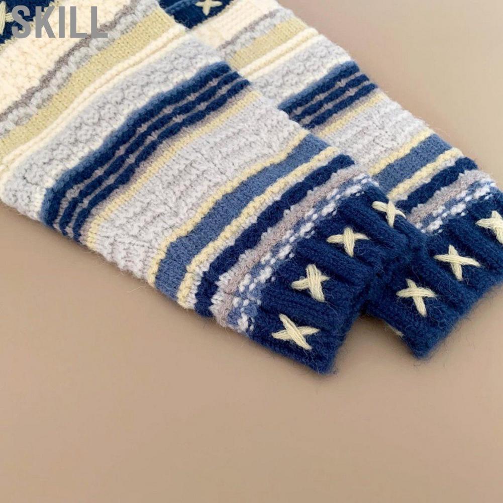 Skill Open Front Knitted Outerwear  Single Breasted Loose Fitting Long Sleeve Crew Neck Sweater for Female Shopping