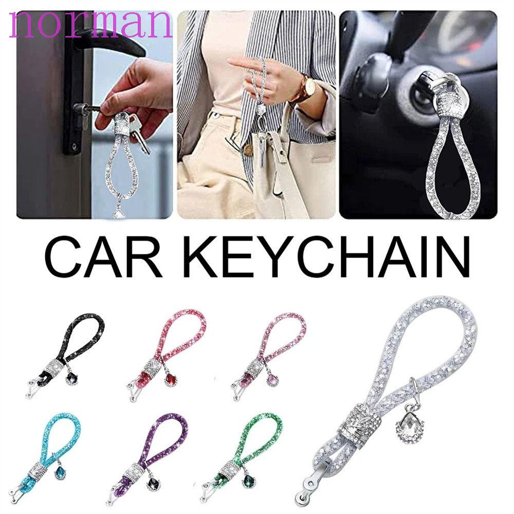 Móc Khóa NORMAN Lấp Lánh Thời Trang Cho NữChìa Khóa Xe Hơi Lấp Lánh