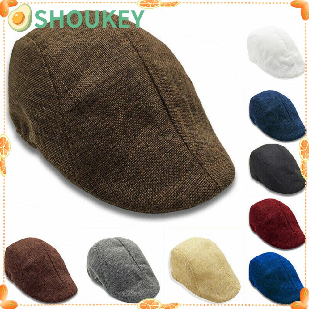 Mũ Beret Vải Lanh Chống Nắng Thời Trang Chơi Golf Ngoài Trời