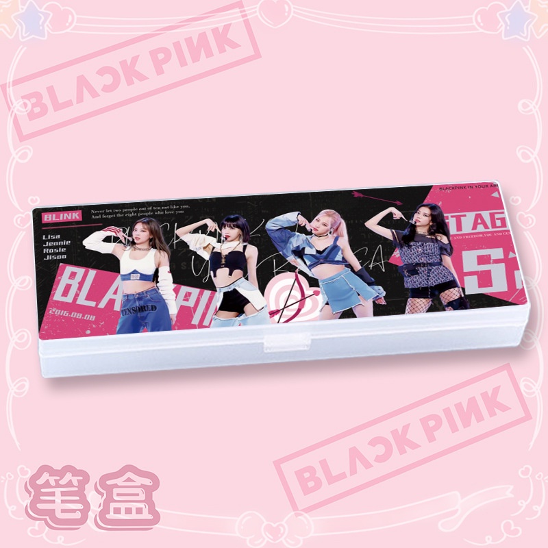 Hộp Bút In Hình Blackpink Lisa Jisoo Jennie Ros Lalisamanoban Dễ Thương Cho Bé Gái