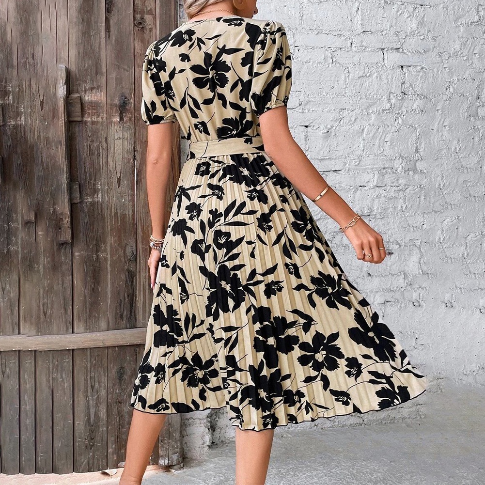 Đầm Nữ Đi Biển Cột Dây Eo Thời Trang