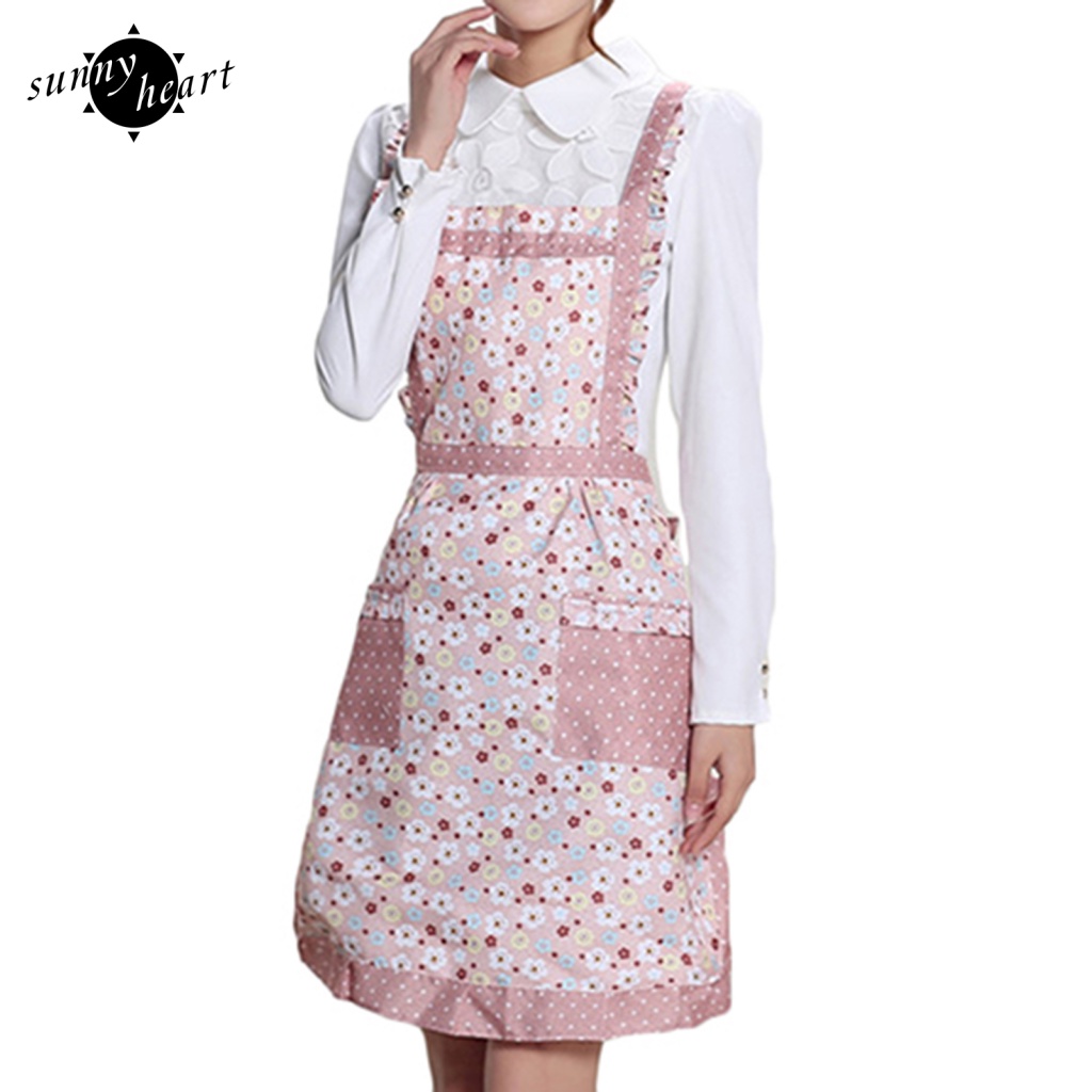 Tạp Dề Polyester In Họa Tiết Thoải Mái Không Phai Màu Chống Trầy Xước Cho Nhà Bếp