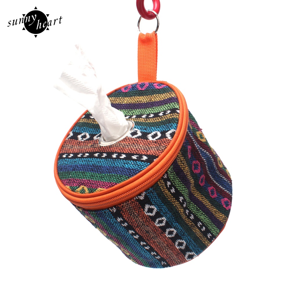 Giá Đỡ Cuộn Giấy Vệ Sinh Có Nắp Phong Cách Dân Tộc