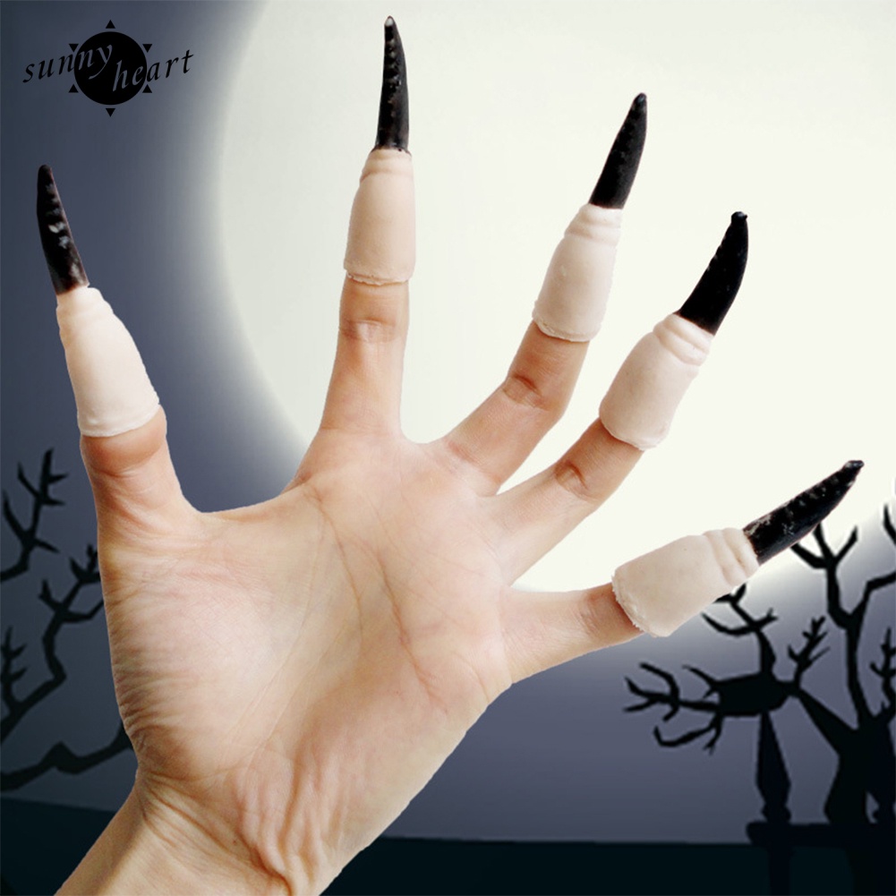 Set 10 Móng Tay Giả Hóa Trang Halloween Độc Đáo
