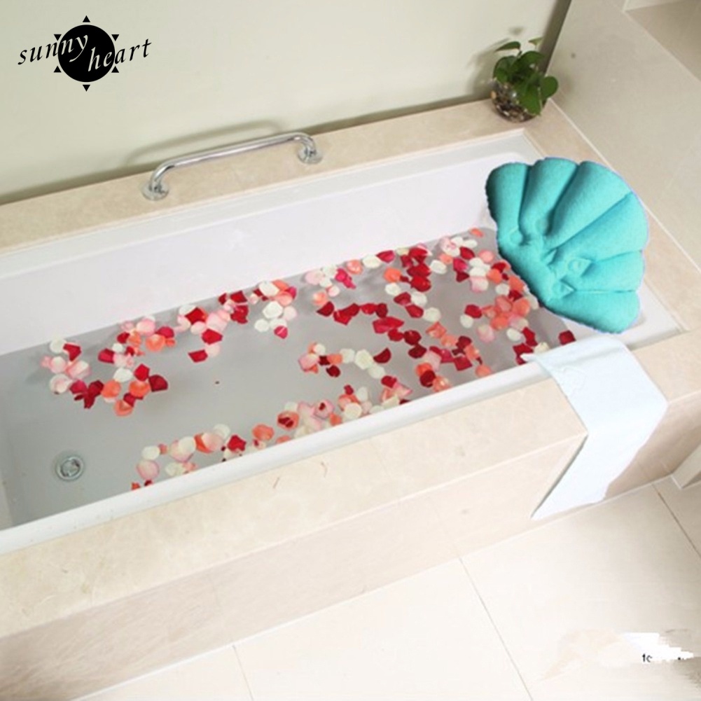 Gối Tắm Bơm Hơi Hình Vỏ Sò / Đại Dương Bằng PVC